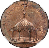 Great Britain 1/2 Penny 1794 Suffolk-Ipswich Conder token, NGC MS 63 RB