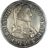 CHILE 2 Reales 1810 So F.J. PCGS VF 35 - ArabellaBanknotes.com