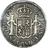 CHILE 2 Reales 1810 So F.J. PCGS VF 35 - ArabellaBanknotes.com