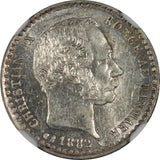 Denmark 10 Ore 1882 CS NGC AU 58 - ArabellaBanknotes.com