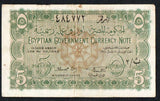 Egypt 5 Piastres 1940 P - 163 - ArabellaBanknotes.com
