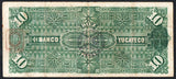 MEXICO 10 Pesos 1900 Banco YUCATECO M - 565 - ArabellaBanknotes.com