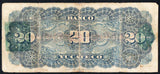 MEXICO 20 Pesos 1891 El Banco YUCATECO M - 556a - ArabellaBanknotes.com