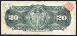 MEXICO 20 PESOS 1912 Banco de GUANAJUATO M - 352c - ArabellaBanknotes.com