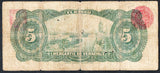 Mexico 5 Pesos 1898 El Banco Mercantil De VERACRUZ M - 528a - ArabellaBanknotes.com