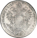Austria 20 Kreuzer 1830 C, Prague Mint, KM#2145 - ArabellaBanknotes.com