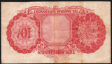 Bahamas 10 Shillings ND 1953, P-14d Queen Elizabeth II - ArabellaBanknotes.com