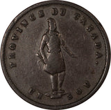 Canada 1/2 Penny 1852, Quebec bank token - ArabellaBanknotes.com