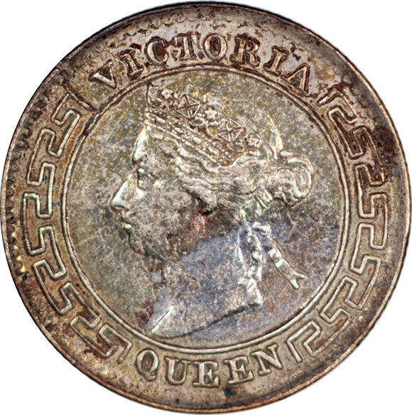 Ceylon 10 cents 1894, KM#94 Uncirculated - ArabellaBanknotes.com