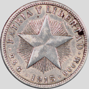 Cuba 10 Centavos 1915, KM#A12 - ArabellaBanknotes.com