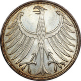 Germany Federal Republic 5 Mark 1951 D, KM#112.1 Uncirculated BU Unc - ArabellaBanknotes.com