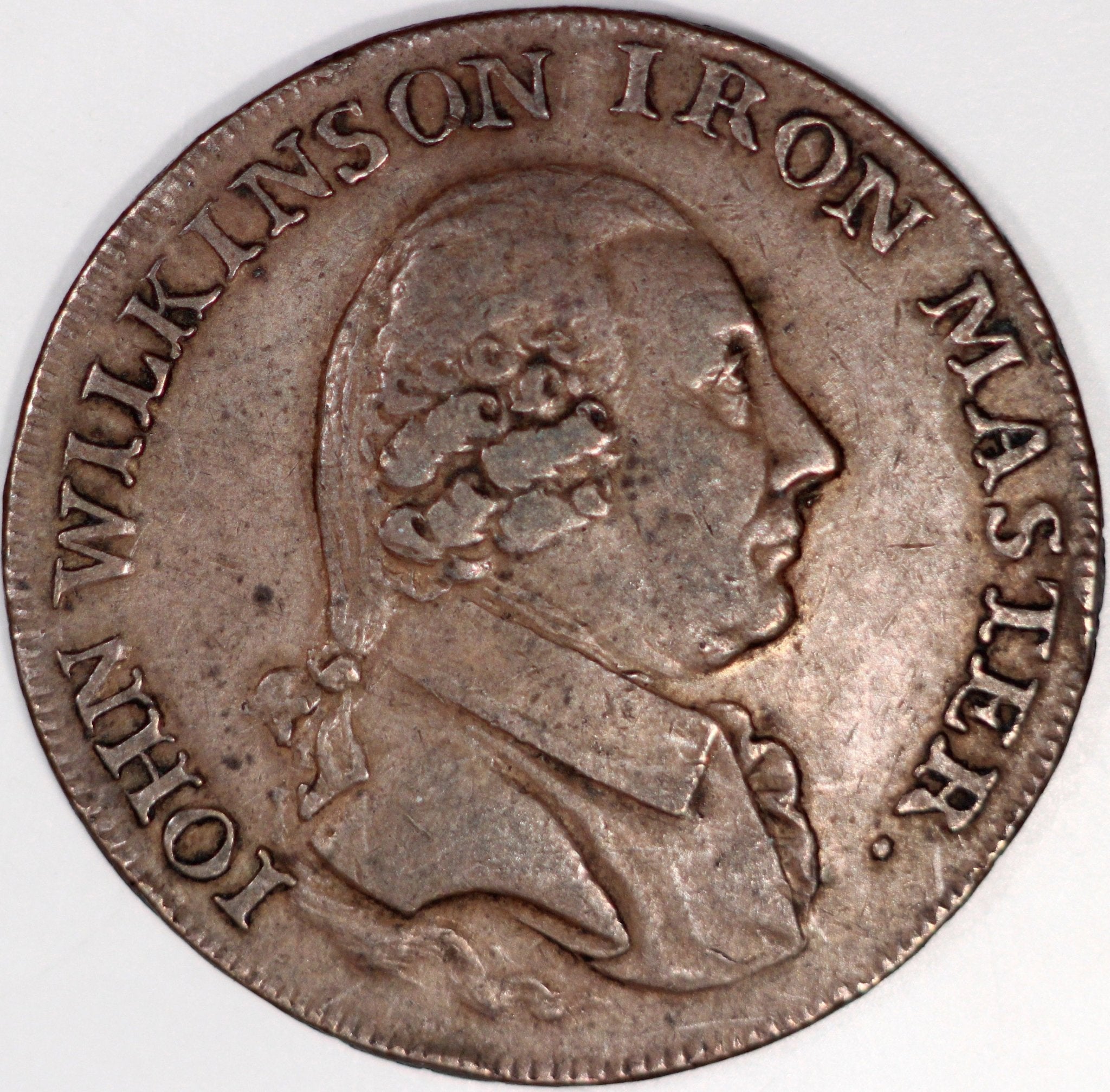 Great Britain 1/2 Penny 1791 John Wilkinson Iron Master Conder token ...