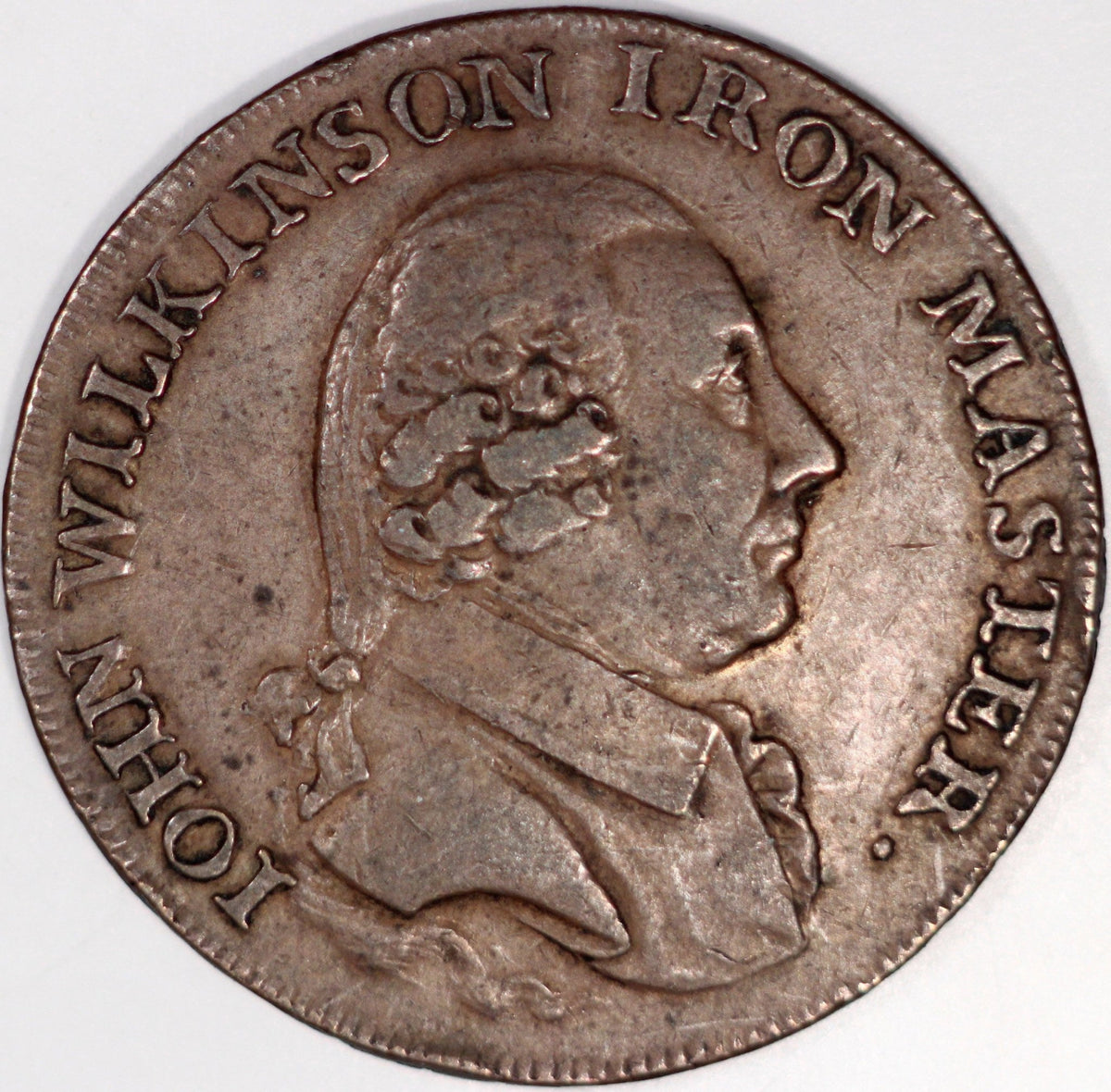Great Britain 1/2 Penny 1791 John Wilkinson Iron Master Conder token ...