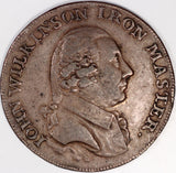 Great Britain 1/2 Penny 1791 John Wilkinson Iron Master Conder token - ArabellaBanknotes.com