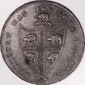 Great Britain 1/2 Penny 1793 Birmingham Industry has it's sure rewards token - ArabellaBanknotes.com