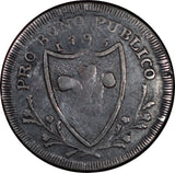 Great Britain 1/4 P. Farthing 1793, N. Wales Conder token - ArabellaBanknotes.com