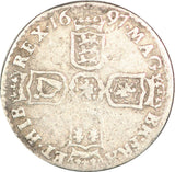 Great Britain 6 Pence 1697William III 1st Bust type, KM#484.12 - ArabellaBanknotes.com
