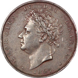 Great Britain Farthing 1827, KM#697, King George IV - ArabellaBanknotes.com