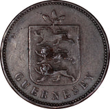 Guernsey 4 Doubles 1830, KM#2 - ArabellaBanknotes.com