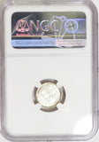 HONG KONG 5 Cents 1900 H NGC MS 65 - ArabellaBanknotes.com