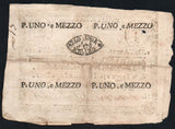 Italian States Republica ROMANA 1 1/2 Paoli Anno 7 (1798), P-S534 - ArabellaBanknotes.com
