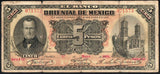 Mexico 5 Pesos 1901 El Banco Oriental M-460b, 573 - ArabellaBanknotes.com