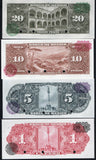 Mexico 8 Pieces Specimen Set 1,5,10,20,50,100,500 & 1000 Pesos - ArabellaBanknotes.com