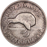 New Zealand 1 Florin, 1935, KM-4 King George V - ArabellaBanknotes.com