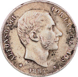 Philippines 20 Centavos 1884 KM#149 - ArabellaBanknotes.com