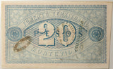 Uruguay 20 Pesos 1868 P-S482 - ArabellaBanknotes.com