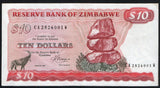 Zimbabwe 10 Dollars 1983, P-3 - ArabellaBanknotes.com